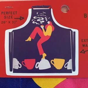 Blue Q Apron Barista Cotton Unisex Coffee